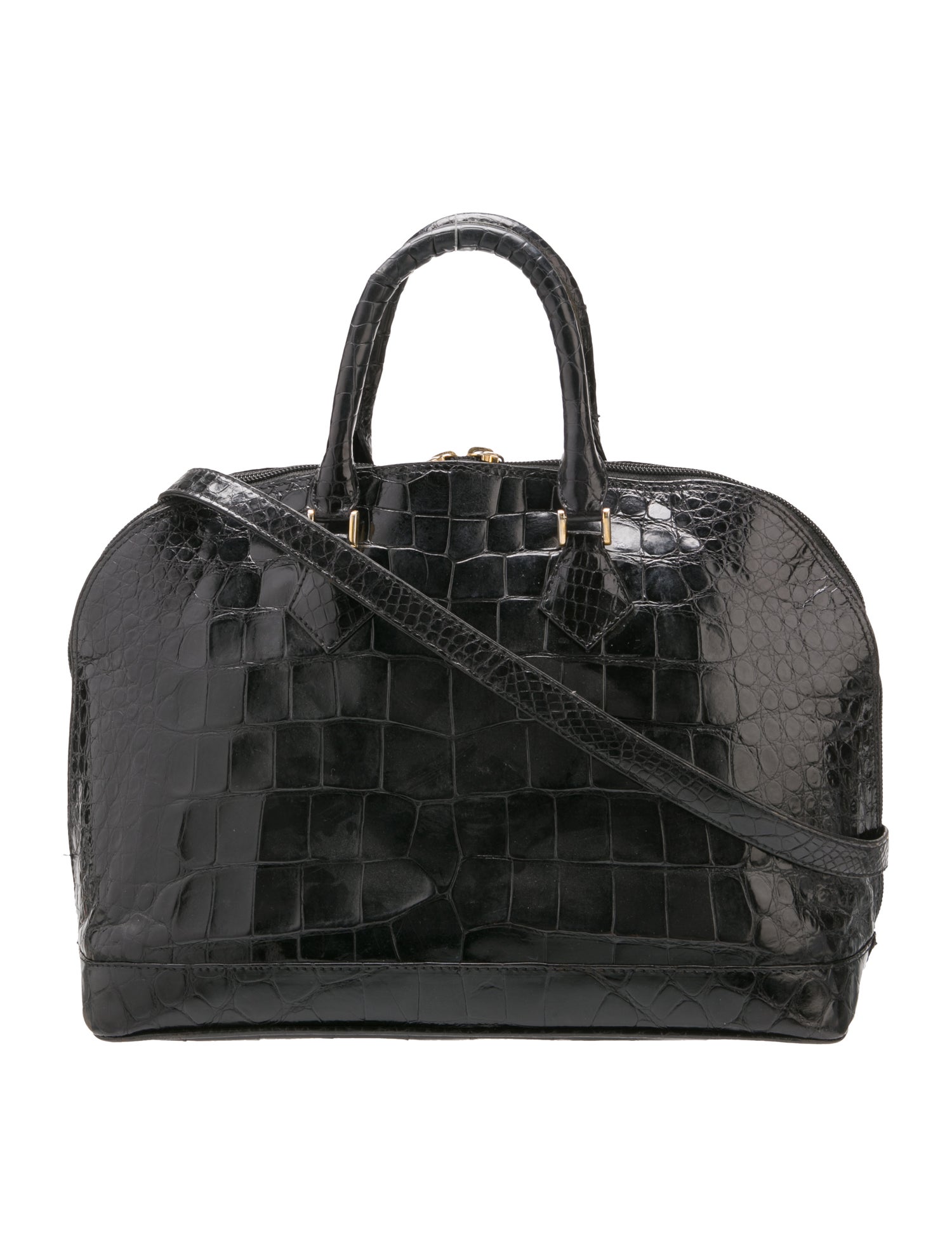 Saks Fifth Avenue Alligator Top Handle Bag